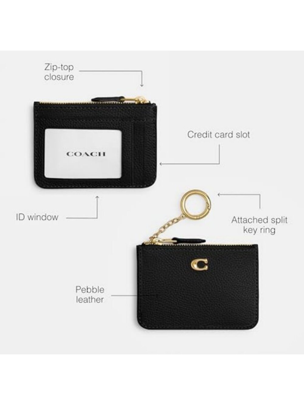 Essential Mini ID Card Case | Compact Wallet, RFID Protection, Stylish Design - Picture 3 of 5